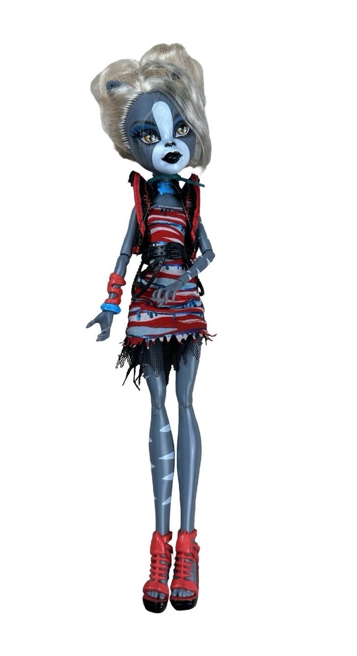 Mattel Monster High Zombie Shake Meowlody Doll (No Tail) 2011